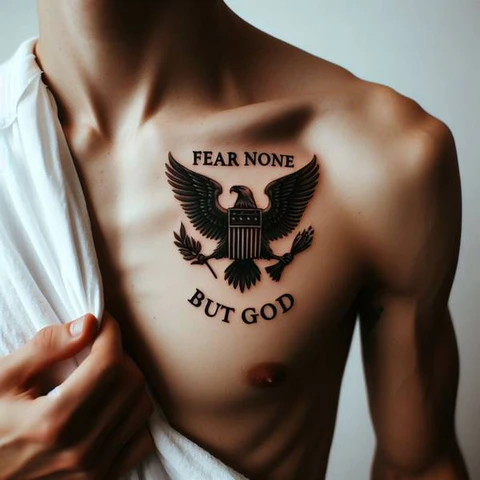 12 Fascinating Fear God Tattoo Ideas! 9 Radiant Fear None But God Tattoo