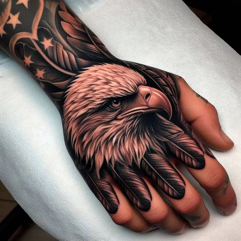 42 Exquisite Eagle Tattoo Ideas 32 Realistic Eagle Tattoo On Finger