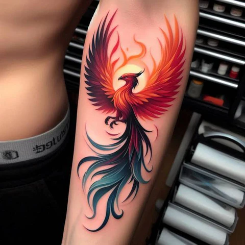 15 Blazing Hot Ideas For Phoenix Tattoos 2 Rising Phoenix Tattoo2