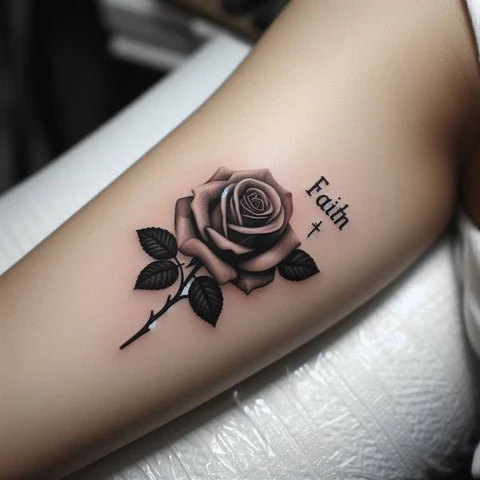 Rose Faith Tattoo2