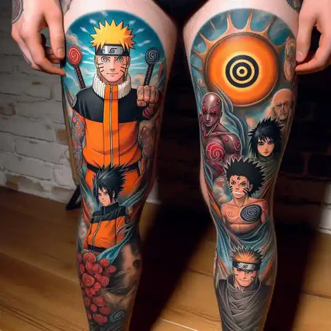 Scenic Sharingan Design On Sleeve