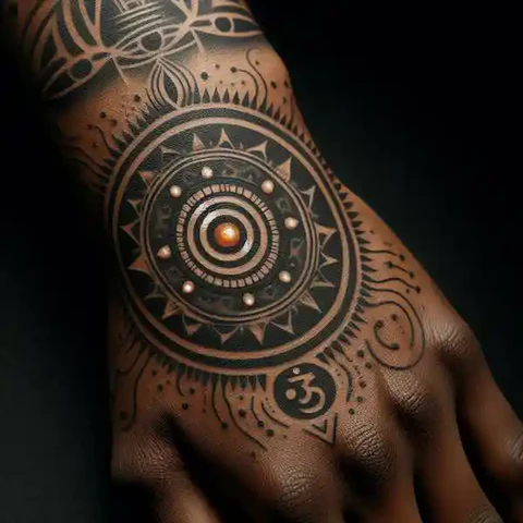 14 Stunning Spiritual Tattoo Ideas 11 Shaded Chakra Spiritual Tattoo 2