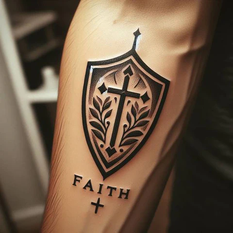 Shield of Faith Tattoo