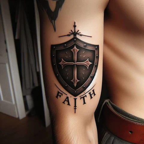 Shield of Faith Tattoo2