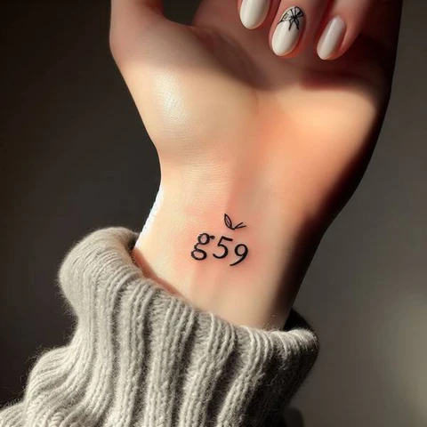 14 Timeless G59 Tattoo Ideas For People With No Fear! 7 Simple G59 Wrist Tattoo 2
