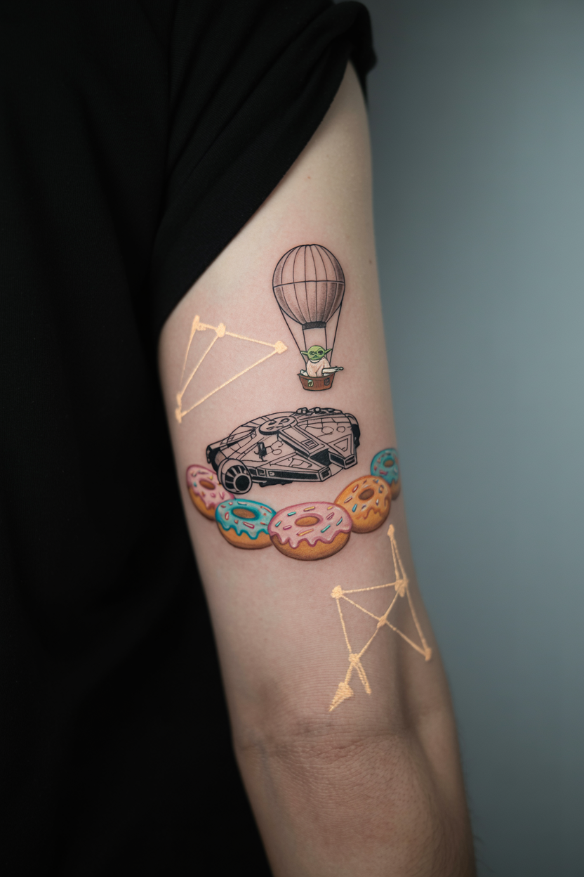 Simple Star Wars Tattoo With A Twist 2