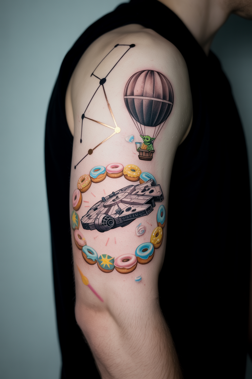 Simple Star Wars Tattoo With A Twist