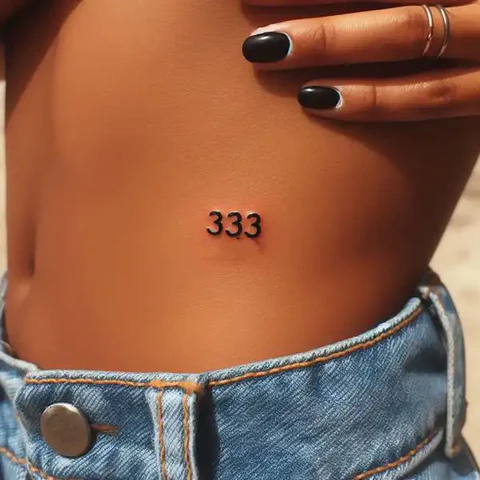 11 Thrilling 333 Tattoo Ideas To Enhance Your Creative Prowess! 20 Simple Yet Effective Straightforward 333 Design