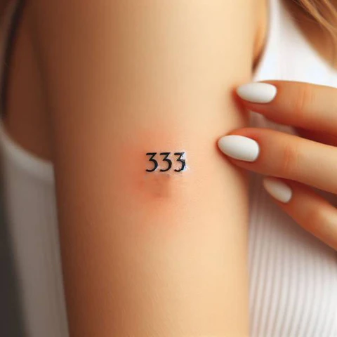 11 Thrilling 333 Tattoo Ideas To Enhance Your Creative Prowess! 21 Simple Yet Effective2 Straightforward 333 Design