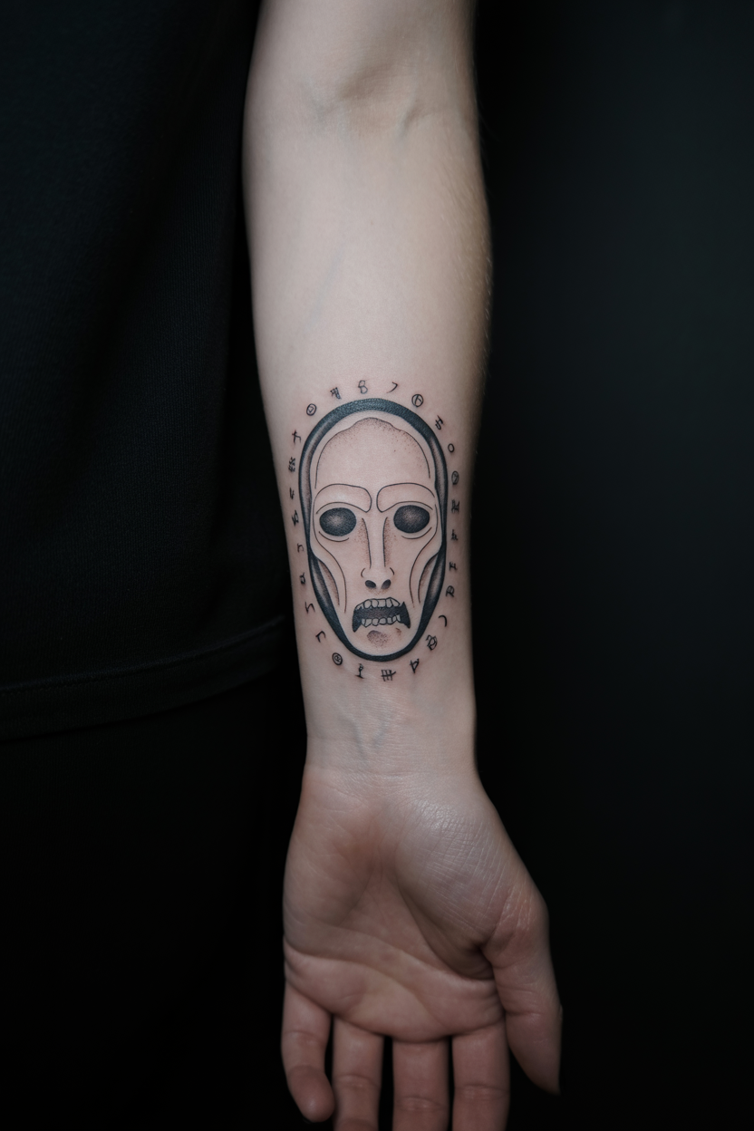 Small Death Eater Tattoo 2 1