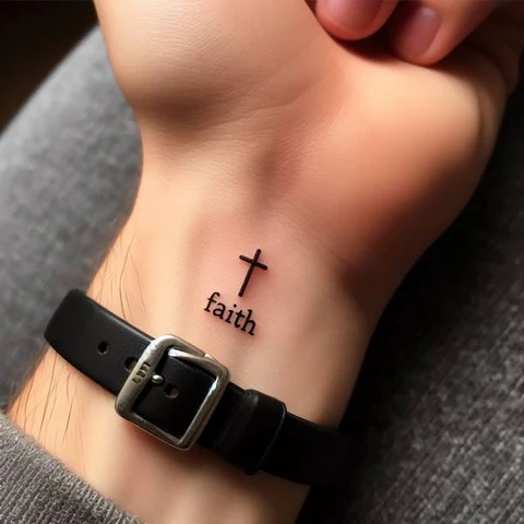Small Faith Tattoo