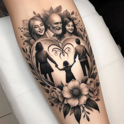 20 Nostalgic Family Tattoo Ideas 18 Small Family Tattoo