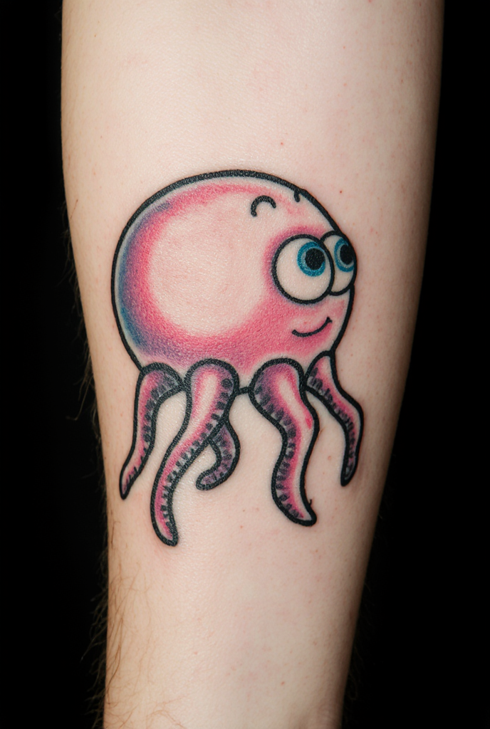 Small Jellyfish Tattoo