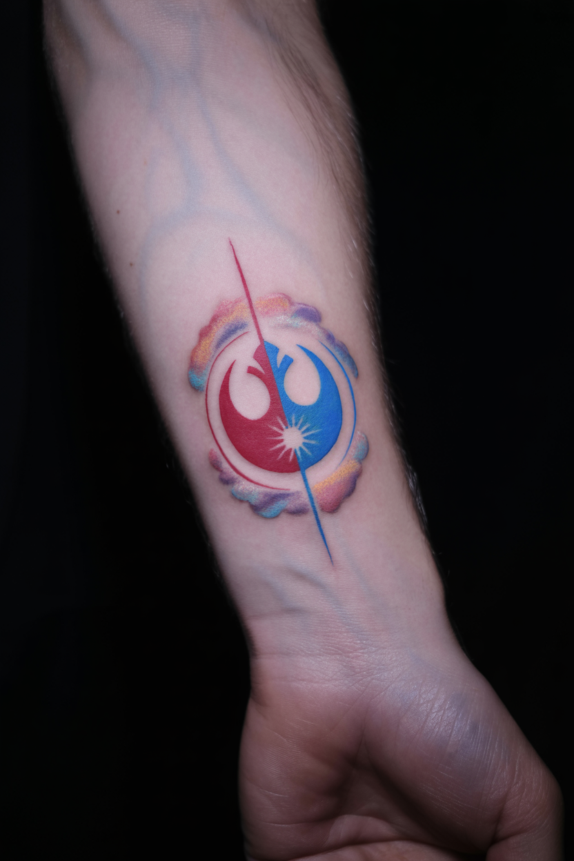 Small Yet Hard Hitting Star Wars Tattoo 2