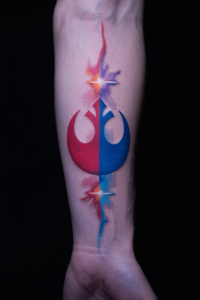 Small Yet Hard Hitting Star Wars Tattoo