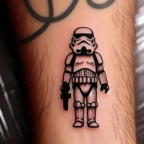 Small Yet Hard Hitting Star Wars Tattoo