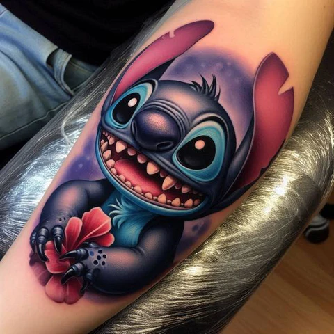 22 Dazzling Disney Tattoo Ideas 27 Smile To Stop Tim2
