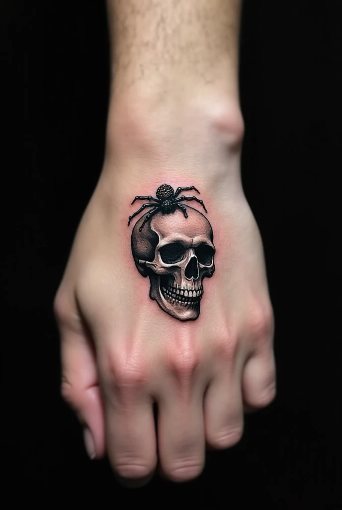 Spider Skull Tattoo