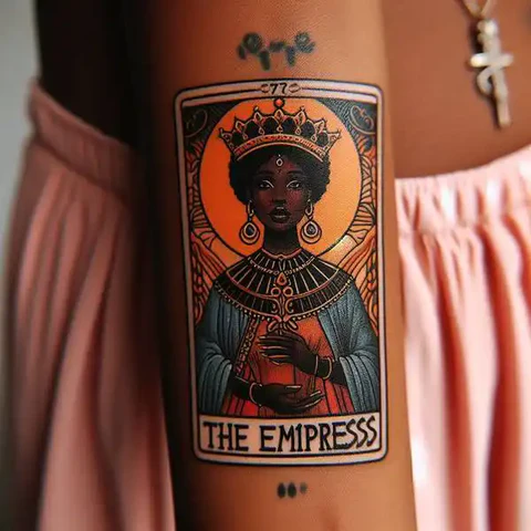 19 Mysterious Designs For Tarot Card Tattoos ideas 19 Staying In Touch With Feminine Habits