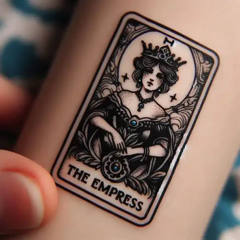 19 Mysterious Designs For Tarot Card Tattoos ideas 21 Staying In Touch With Feminine Habits3