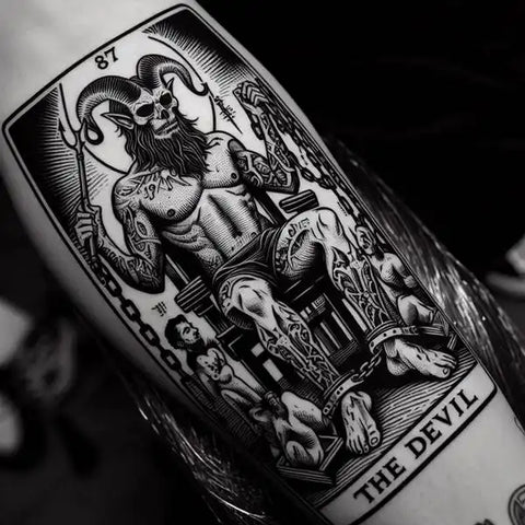 19 Mysterious Designs For Tarot Card Tattoos ideas 17 Steering Clear From Neuroticism