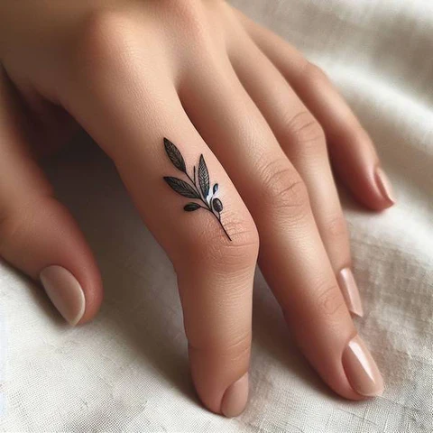 16 Staggering Olive Branch Tattoo Ideas 21 Sticking To Plain And Simple2