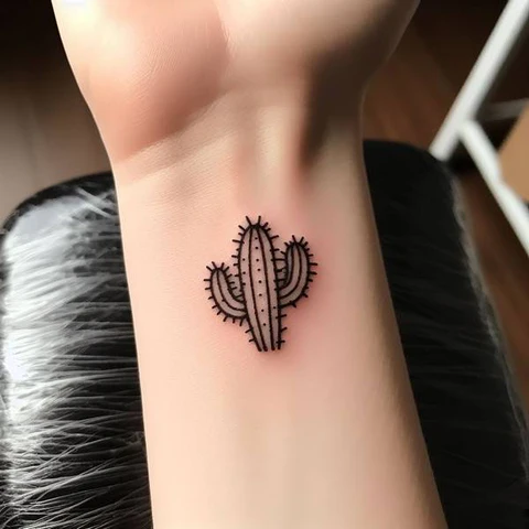 23 Cactus Tattoo Ideas To Smile In The Face Of Adversary! 6 Straightforward Cactus Tattoo