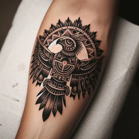42 Exquisite Eagle Tattoo Ideas 15 Symbolic Aztec Eagle Tattoo