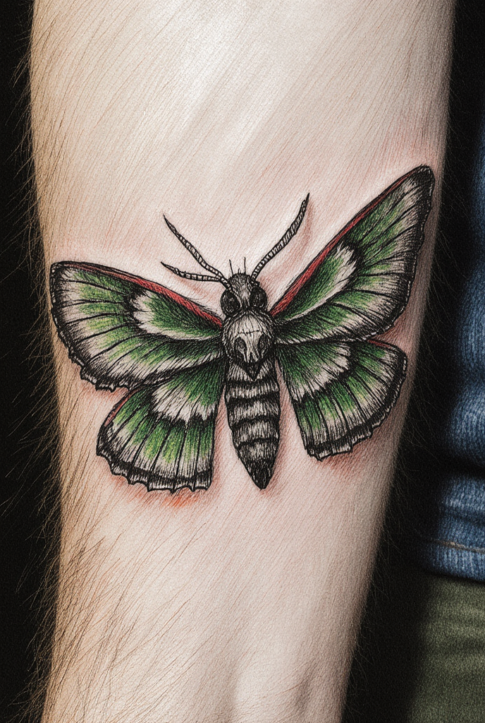 15 Magical Moth Tattoo Ideas 2 Symbolic Death Moth Tattoo