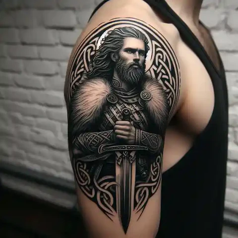 Symbolic InterventionSophisticated Celtic Warrior Tattoo 2