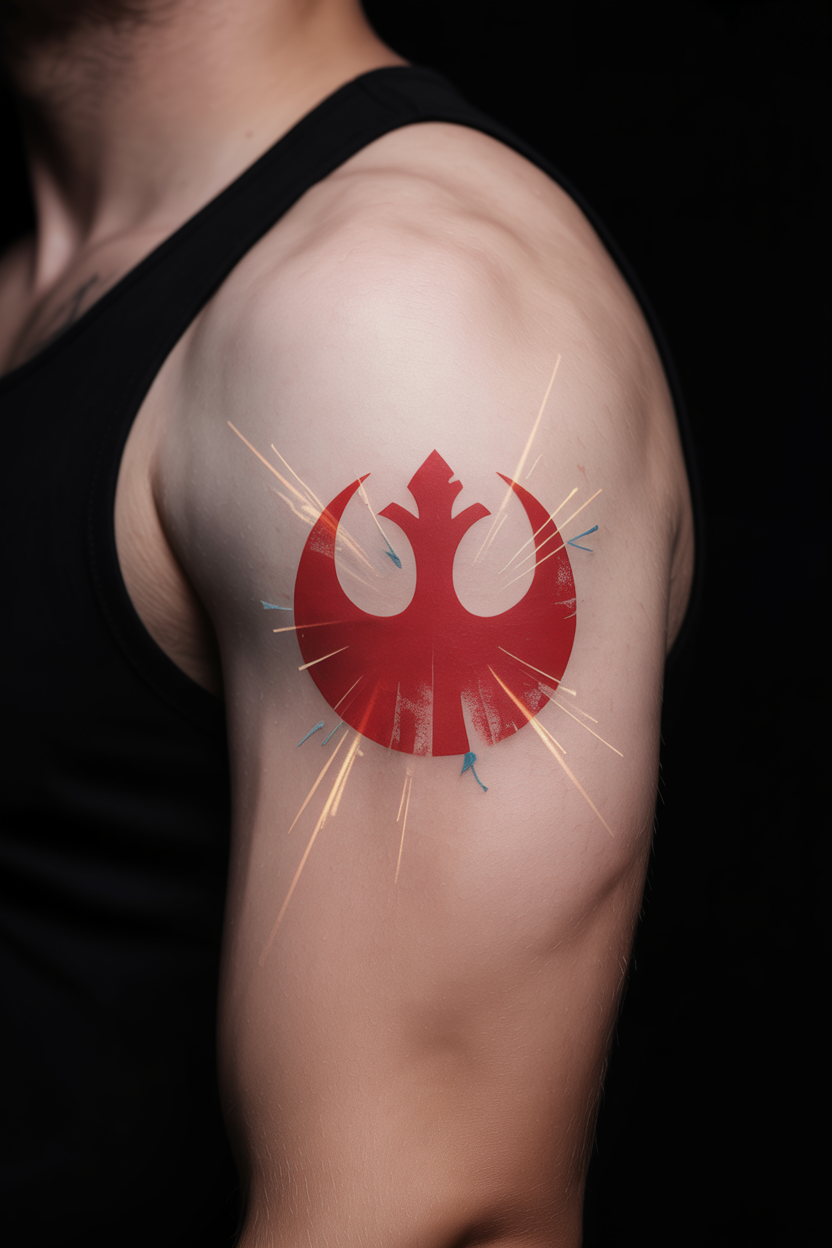 Symbolic Rebel Star Wars Tattoo 2 1