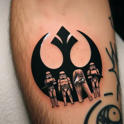 Symbolic Rebel Star Wars Tattoo2