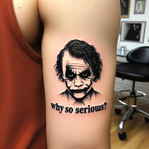 29 Fascinating Joker Tattoo Ideas 14 Symbolic Why So Serious Joker Tattoo