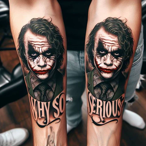 29 Fascinating Joker Tattoo Ideas 15 Symbolic Why So Serious Joker Tattoo2