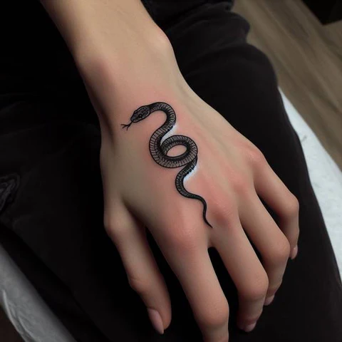 30 Sacred Snake Tattoo Ideas To Highlight Your Exclusivity! 22 The Coiled Magnificence2 Twisted Snake Tattoo On Hand