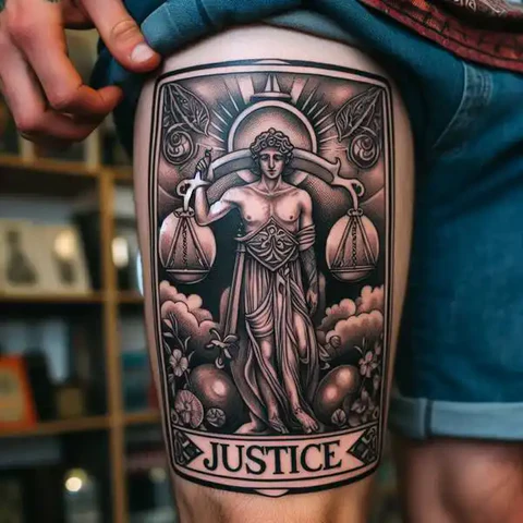 19 Mysterious Designs For Tarot Card Tattoos ideas 15 The Importance Of Taking Accountability