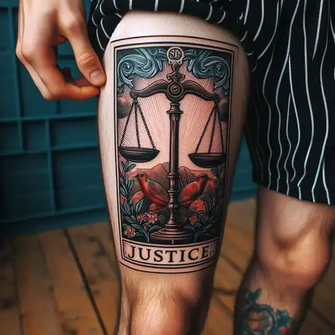 19 Mysterious Designs For Tarot Card Tattoos ideas 16 The Importance Of Taking Accountability2