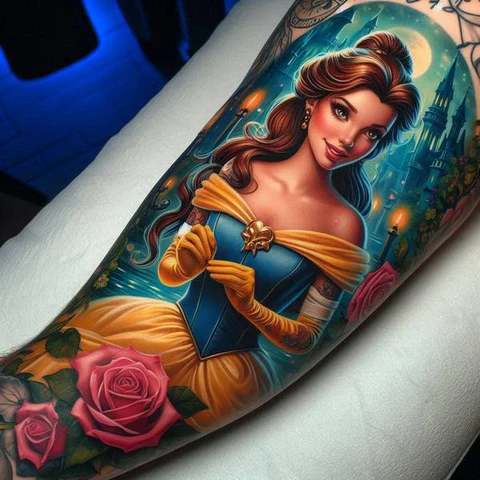 22 Dazzling Disney Tattoo Ideas 28 The Look Of Elegance
