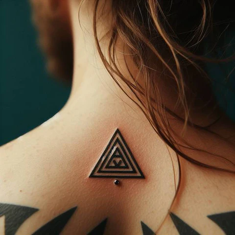 20 Glorious Valknut Tattoo Ideas To Unleash Your Inner Warrior 25 The Maze Of Universe Intricate Valknut Tattoo On Back
