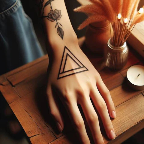 20 Glorious Valknut Tattoo Ideas To Unleash Your Inner Warrior 5 The Mystery Of Life2 Cryptic Valknut Tattoo On Hand