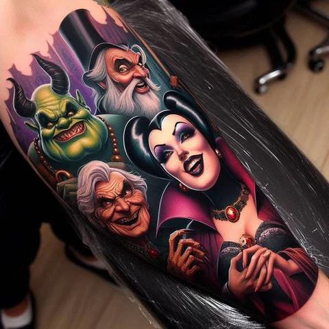 22 Dazzling Disney Tattoo Ideas 10 The Rightful Evi
