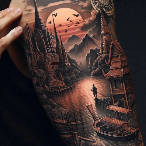 15 Fascinating Travel Tattoo Ideas 11 Thrill Of Adventure2