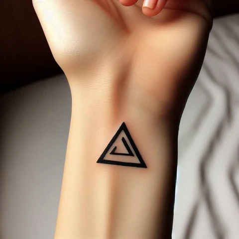 20 Glorious Valknut Tattoo Ideas To Unleash Your Inner Warrior 15 Token Of Strength2 Intimate Valknut Tattoo On Wrist