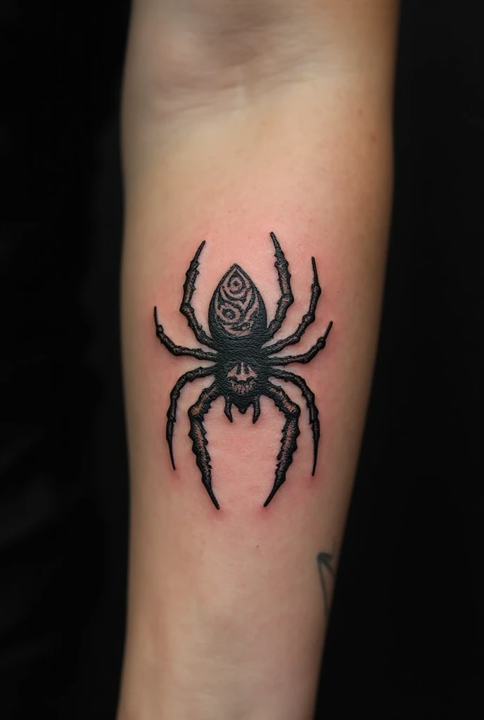 Tribal Spider Tattoo