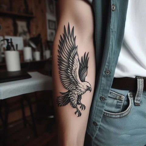 42 Exquisite Eagle Tattoo Ideas 36 Unique White Eagle Tattoo
