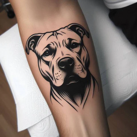 14 Glorious Pitbull Tattoo Ideas 11 Unleashing The Hidden Beast2