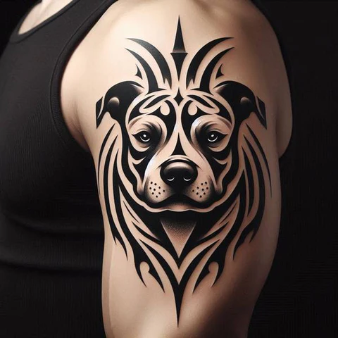 14 Glorious Pitbull Tattoo Ideas 7 Unleashing The Warrior Spiri