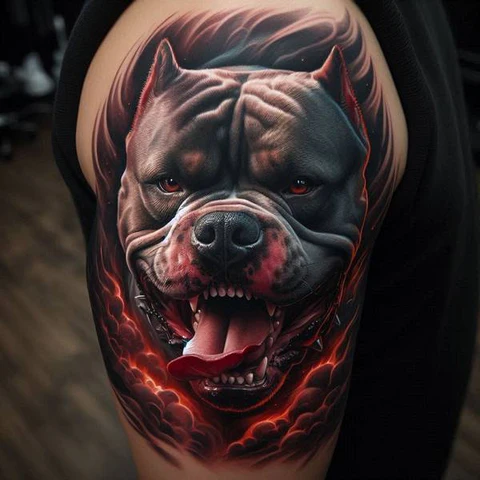 14 Glorious Pitbull Tattoo Ideas 8 Unmatched