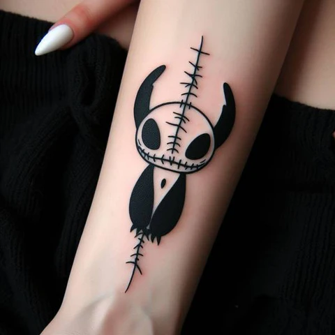 17 Charming Stitch Tattoo Ideas To Stimulate Your Brain! 22 Unusual Interpretation Outlined Evil Stitch Tattoo