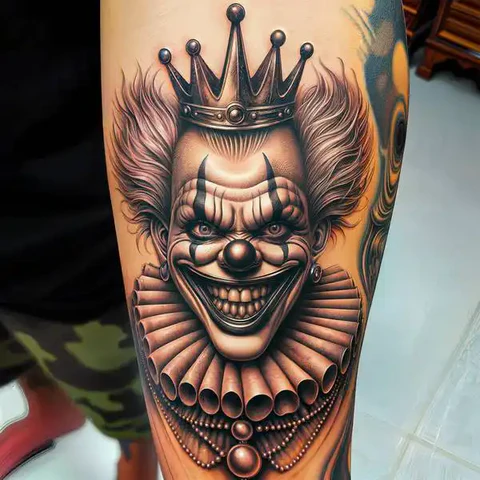 22 Sensational Clown Tattoo Ideas 3 Unveiling Ones Inner Desires